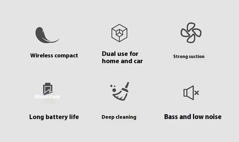 Vacuum Cleaner Household Hand-held Vacuum Cleaner Suction And Mop All-in-one Machine - Image 5