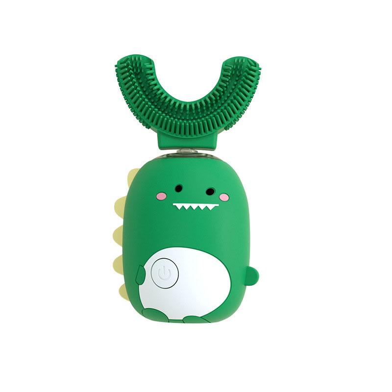 U-Shaped Children's Electric Toothbrush Soft Bristles Waterproof Automatic Ultrasonic Teeth Tooth Brush Cartoon Pattern - Image 7