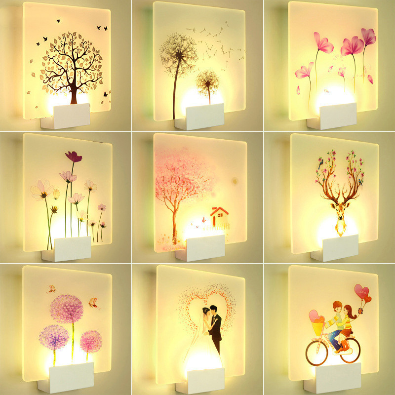 Beautiful Background Wall Personality Staircase Corridor Aisle Lights - Image 8