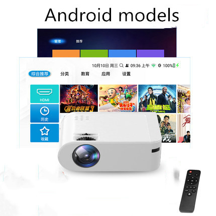 Home Office HD Mobile Wifi Wireless Projector - Image 2