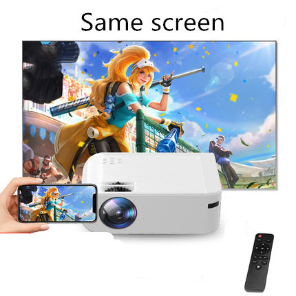 Home Office HD Mobile Wifi Wireless Projector - Image 4