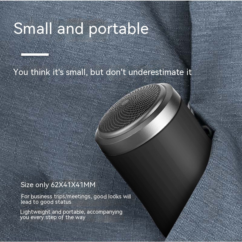 Shaver Electric Mini Shaver Fully Washable Portable Shaver - Image 4