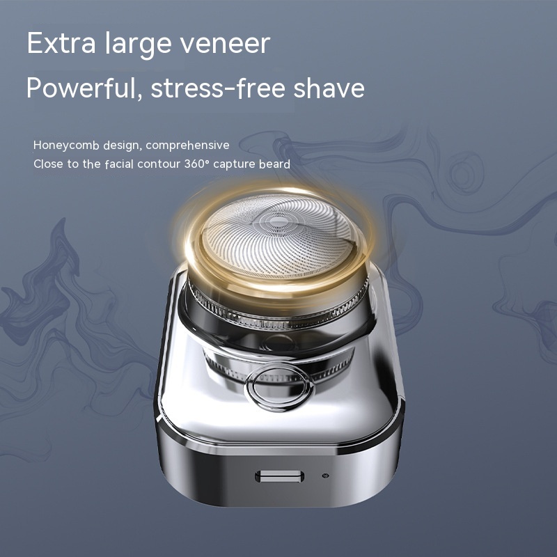 Shaver Electric Mini Shaver Fully Washable Portable Shaver - Image 6