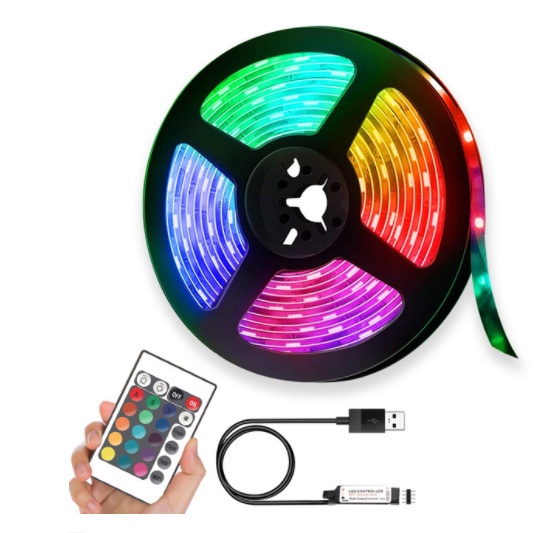 LED Strip Lights RGB 2835 Bluetooth Control USB Flexible - Image 2