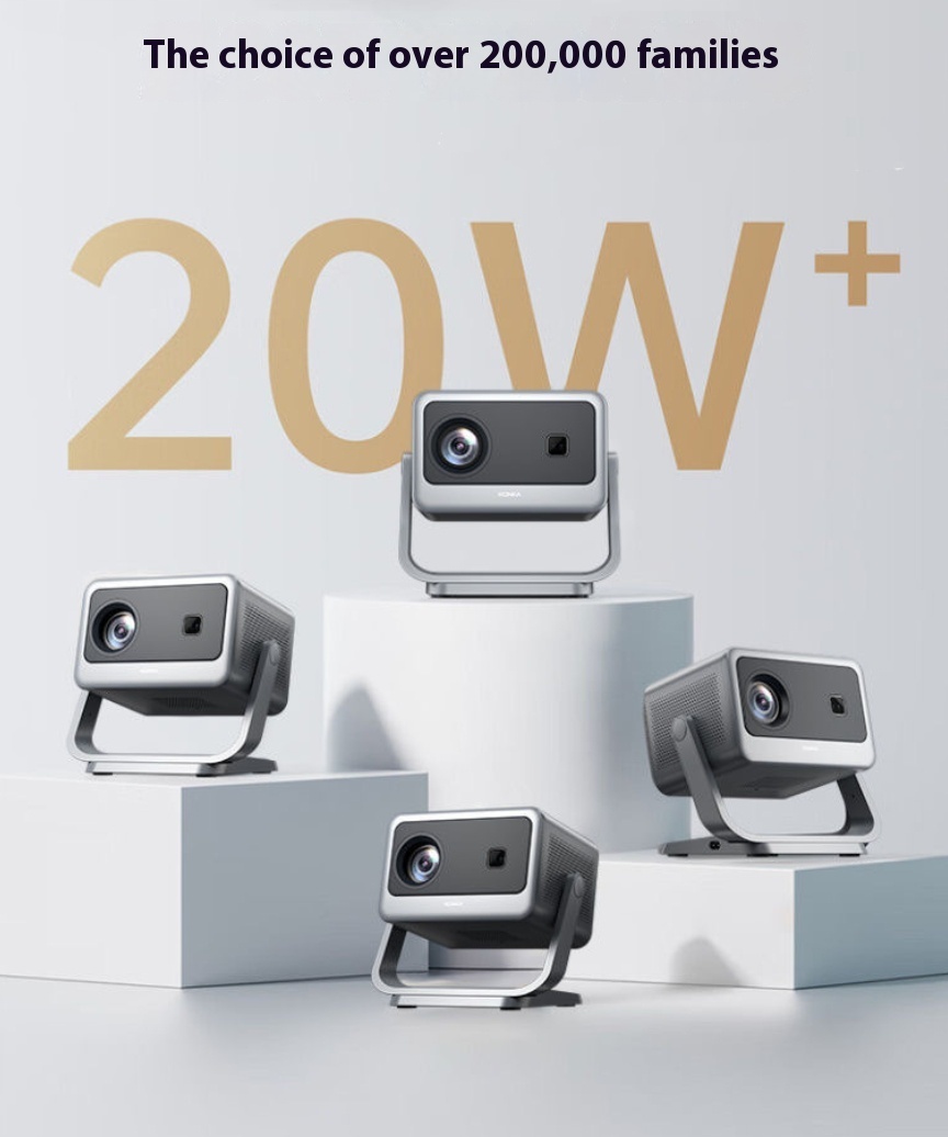 1080p Home Bedroom Theater PTZ Projector - Image 3