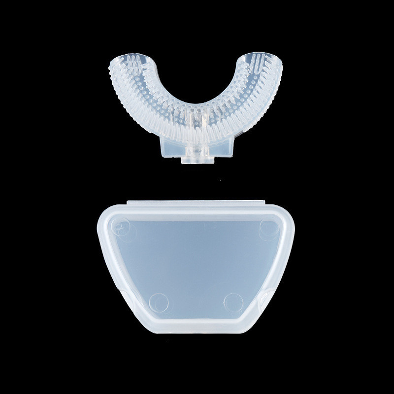 U-Shaped Children's Electric Toothbrush Soft Bristles Waterproof Automatic Ultrasonic Teeth Tooth Brush Cartoon Pattern - Image 8