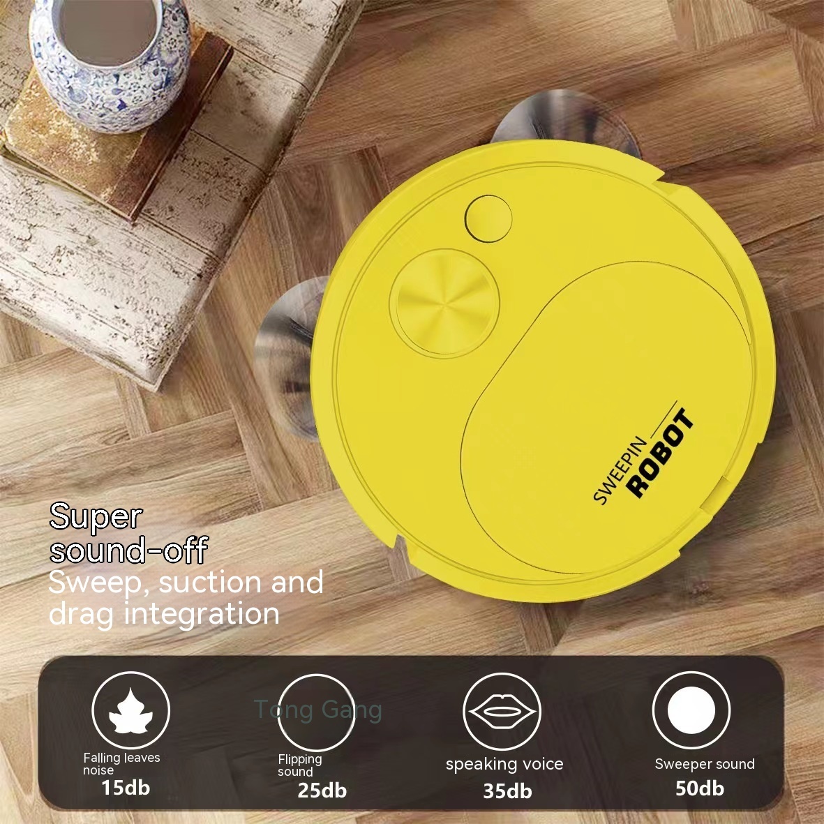 Automatic Household Mini USB Rechargeable Smart Vacuum Cleaner - Image 6