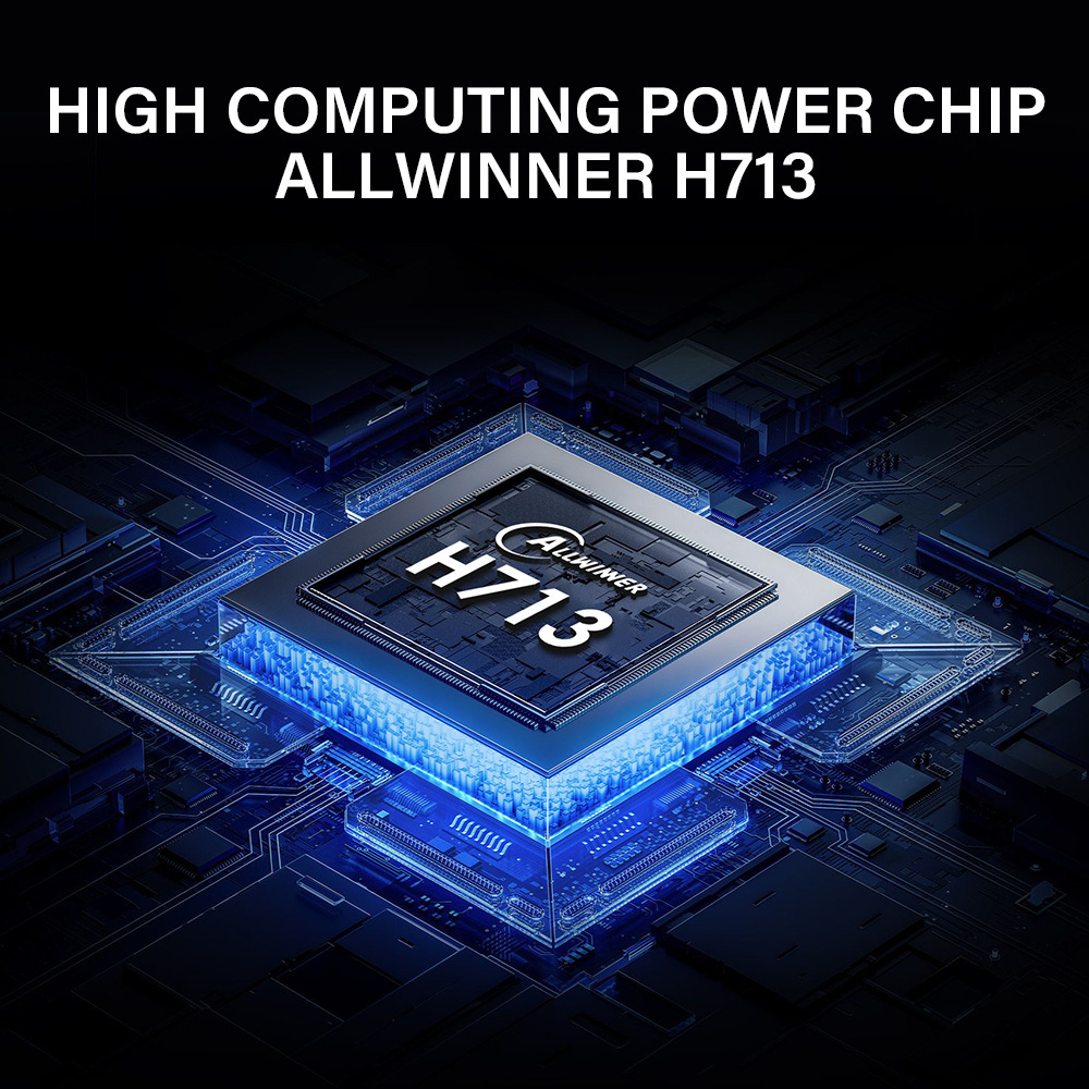 HD Blue Light Auto Focus Home Living Room Projector - Image 2