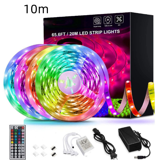 LED Strip Lights Lamp 5050 RGB Flexible Tape Diode 5M Controller Room Decor TV Computer BackLight Decoration Christmas - Image 9