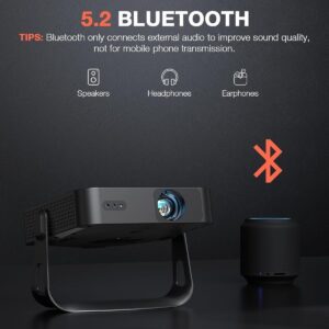 Smart HD Projector With PTZ Autofocus