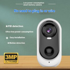 Graffiti Plug-in-free Smart Battery Camera