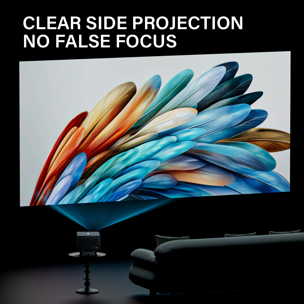 HD Blue Light Auto Focus Home Living Room Projector - Image 3